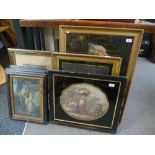 A quantity of 19th century prints and other pictures