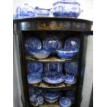 A quantity of Copeland Spode blue and white dinnerware, mainly Italian design, to include