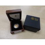 Royal Mint 22ct gold sovereign, The Queen's Diamond Jubilee, dated 2012, 916.7AU, weight 7.98g,