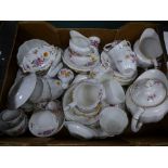 A quantity of Royal Crown Derby, 'Derby Posies' teaware and similar