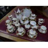 A quantity of Royal Albert Old Country Roses teaware