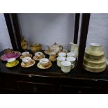 Royal Worcer; a quantity of teaware, blush items and similar