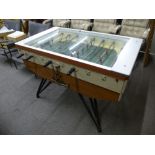 Ruffler and Walker, a vintage Italian table football machine