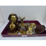 Tray of ornamental and novelty modern pocket watches