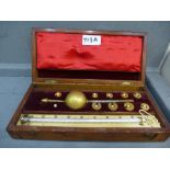 Mahogany cased Sikes Hydrometer