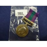 George V General service medal, with Iraq bar, T3/024613 PTE.T.Gabriel R.A.S.C