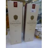 Two bottles of Laurent Perrier Champagne, maison Fondee 1812, boxed