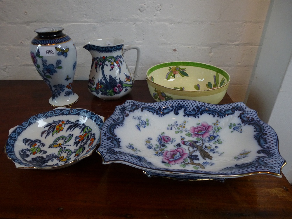 A selection of Losolware items to include a 'Rosewood' floral bowl