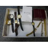 Collection of vintage & other Gents & Ladies wristwatches including Cyma, Ingersal etc.