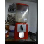 A vintage bubblegum dispenser