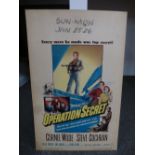 Operation Secret - 1952 - film poster printed on card 56 X 36cm