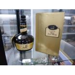 A bottle of Dunhill old Master scotch whiskey V20762 with box