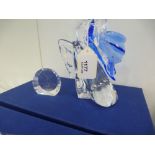 Two Swarovski boxed The Magic of Dance crystal ornaments: comprising Antonio and Isadora