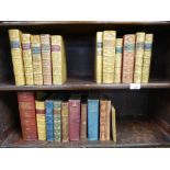 Small quantity of antique leather bound books and others