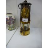 A Brass and Steel Miner's Lamp: typeSL from the Protector Lamp& Lighting Co Ltd., Eccles,