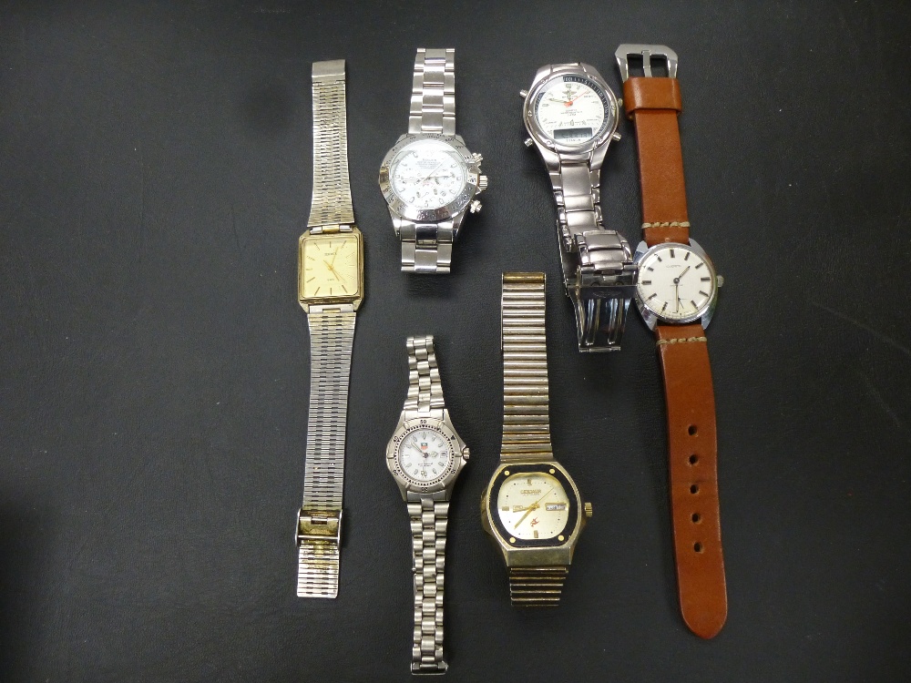 Six modern watches