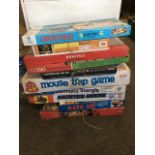 A quantity of boxed family games - Cluedo, Mouse Trap, Monopoly, jigsaws, Haunted House, Hats Off,