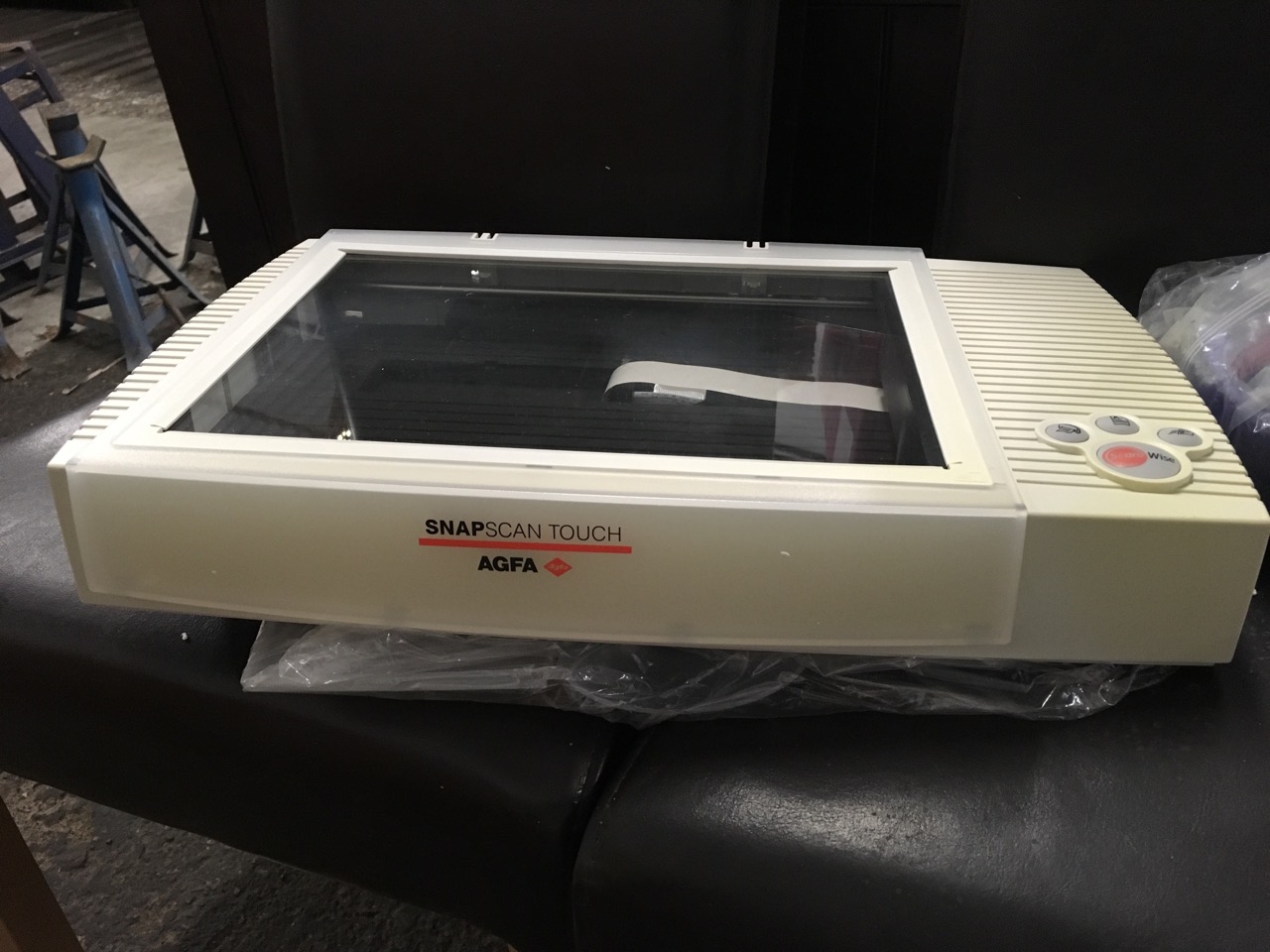 A boxed Agfa snap scanner.