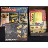 Three boxed 70s Meccano sets - Power Drive set M, Outfit no 4 and Construction set 3. (3)