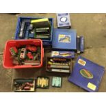 A quantity of Hornby Dublo with boxed sets, engines, track, Royal Mail van, coaches, rolling