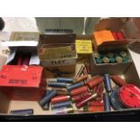 A box of collectable cartridges - paper cased, boxed, mammoth load, Harrods, some .410, wildfowl,