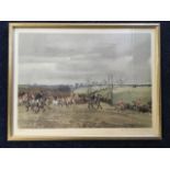 Michael Lynne, a 1956 Frost & Reed coloured print titled The Whaddon Chase at Waterloo, depicting