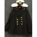 A Coastwatch officers uniform in wool serge complete with trousers and cap; and two Corps of