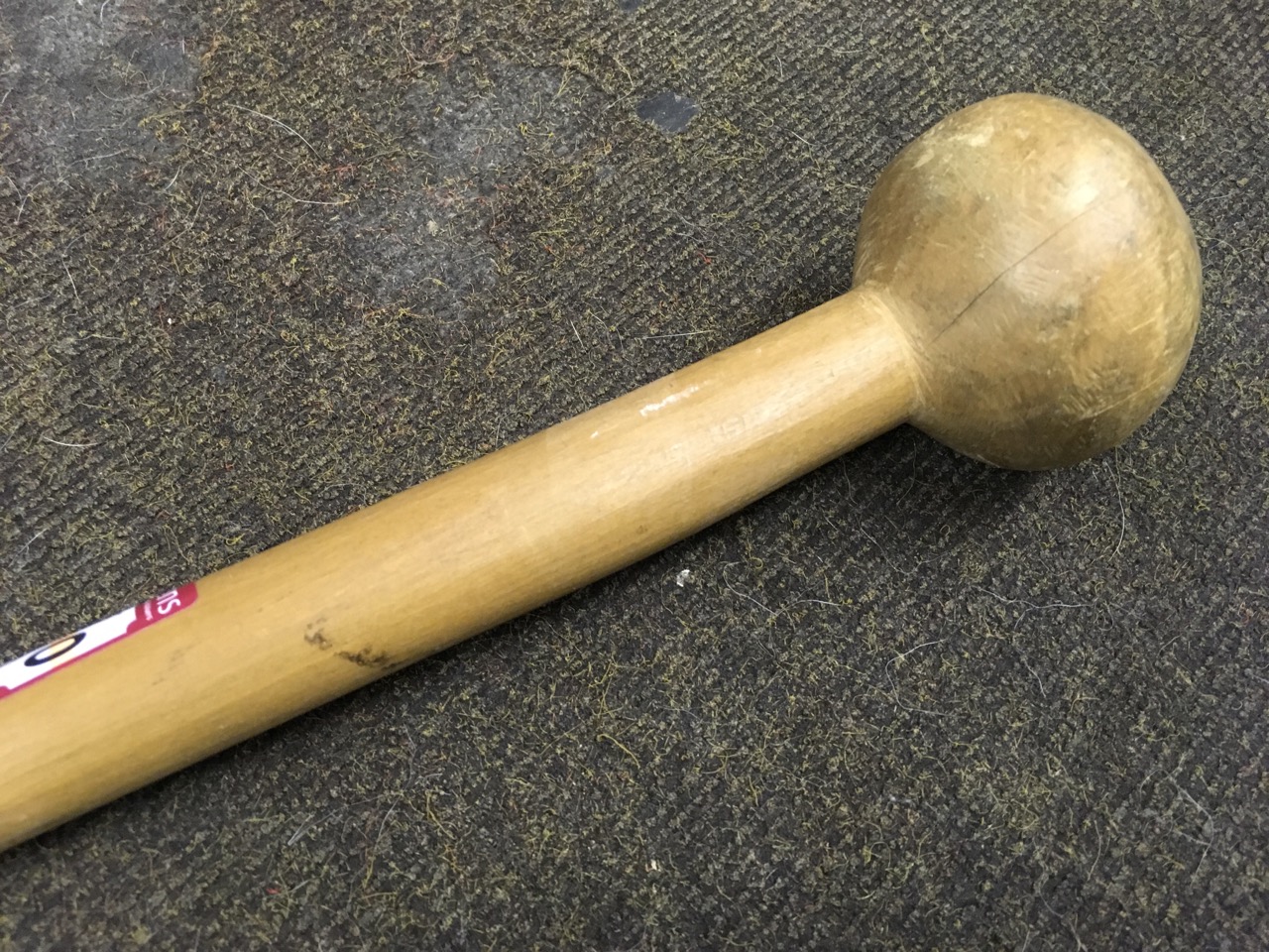 An African tribal spear mounted with beadwork to shaft, having skin collar to hand forged blade; and - Image 12 of 12