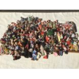 A collection of dolls of the world - fabric, handpainted, Italian, South American, Eastern, Dutch,