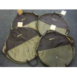 Four Wychwood landing net cases, the bags designed for salmon nets. (4)