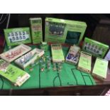 A collection of Subbuteo, boxed teams - Newcastle United, Tottenham, Bolton Wanderers, Manchester