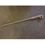 A rifle barrel with action - an archeological field find, possibly a Mauzer? (32in)