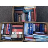 Three boxes of books - novels, biographies, reference, history, law, etc. (58)