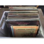 A box of vinyl LPs, mainly classical, Kathleen Ferrier, Kings Singers, Flanders & Swann, etc. (66)