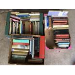 A quantity of books including Jane Eyre, gardening, Family Doctor, novels,cookery, history,