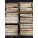 A collection of vinyl classical LPs, mainly opera and recitals, choruses, etc., - Mozart, Strauss,