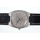 1970s gentlemen's Omega Quartz Seamaster stainless steel wristwatch,