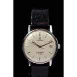 1960s Omega Seamaster 600 wristwatch, the circular dial with date aperture,