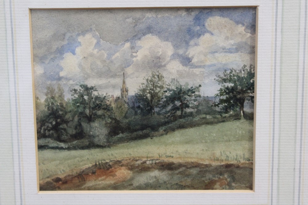 Thomas Churchyard (1798 - 1865), watercolour - St. - Image 2 of 3