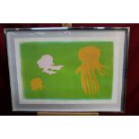 *Eric Malthouse (1914 - 1997), signed artist proof serigraph - Jelly Fish, dated '70,