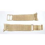 Gold (18ct) Milanese watch bracelet CONDITION REPORT Total gross weight