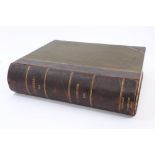 Unusual late 19th / early 20th century stationery box in the form of a book,