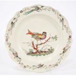 Late 18th century Leeds creamware plate,
