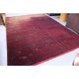 Large Pakistani Tekke-style part silk rug,