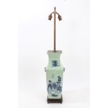 Late 19th / early 20th century Chinese celadon porcelain vase,