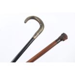 19th century novelty walking stick,