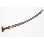 1920s / 1930s rhinoceros horn hilted Ethiopian shotel sword with Henry Wilkinson blade,