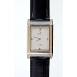 Gentlemen's Omega DeVille Design Quartz wristwatch with rectangular dial,