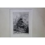 After Rembrandt Van Rijn (1606 - 1669), two etchings, both signed and dated to the plate,