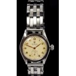 1940s gentlemen's Rolex Oyster Precision wristwatch, the circular dial with subsidiary seconds,